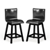 Callaway Contemporary Swivels Counter Height Chairs - Set of Two